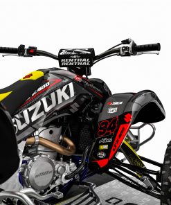 Alternative view of Adhesivos Quad Suzuki LTZ 400 Dark Rojo