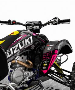 Alternative view of Adhesivos Quad Suzuki LTZ 400 Dark Rosa