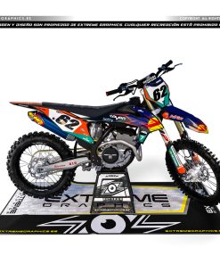 Adhesivos Moto KTM RB x Seven Naranja Negro