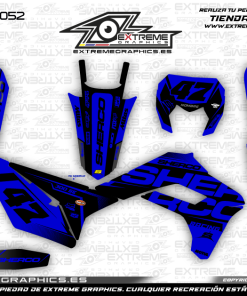 Adhesivos Moto SHERCO DARK Azul