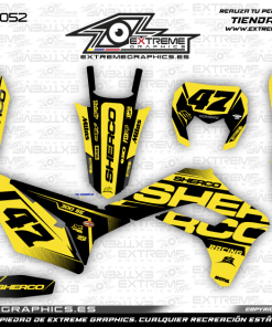 Adhesivos Moto SHERCO DARK Amarillo