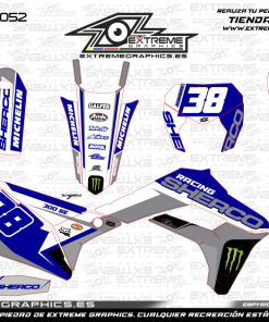 Adhesivos Moto SHERCO Racing Gris