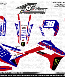 Adhesivos Moto SHERCO Racing Rojo