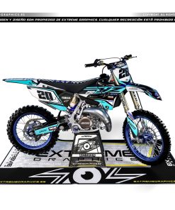 Adhesivos Moto Yamaha YZ ATS Turquesa