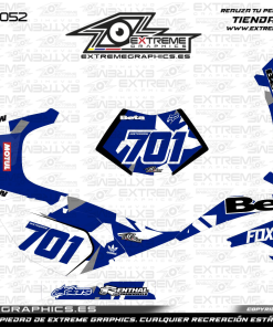 Adhesivos Moto Beta 50 Fox Azul