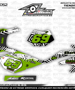 Adhesivos Moto Beta 50 Rockstar 2 Verde