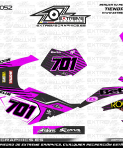 Adhesivos Moto Beta 50 Rockstar Rosa