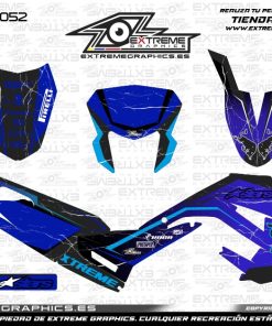 Adhesivos Moto Derbi Senda Xtreme Broke Azul