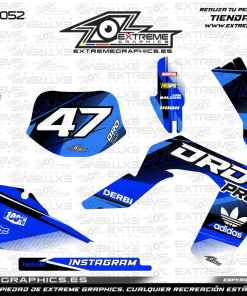 Adhesivos Moto Derbi DRD Pro Line Azul