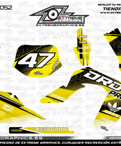 Adhesivos Moto Derbi DRD Pro Line Amarillo