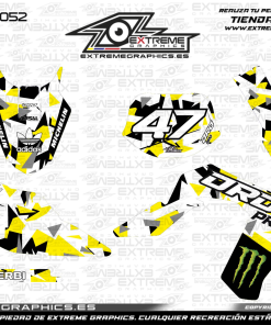Adhesivos Moto Derbi DRD Monster Amarillo