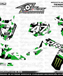Adhesivos Moto Derbi DRD Monster Verde