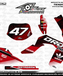 Adhesivos Moto Derbi DRD Pro Line Rojo