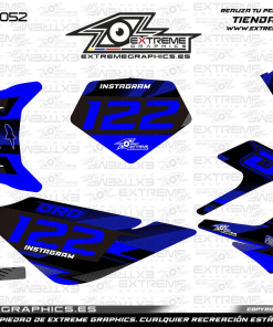 Adhesivos Moto Derbi DRD Racing Line Azul