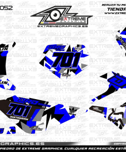 Adhesivos Moto Derbi DRD Racing Fox Azul