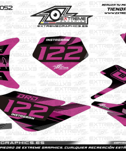 Adhesivos Moto Derbi DRD Racing Line Rosa