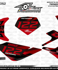 Adhesivos Moto Derbi DRD Racing Line Rojo