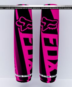 Fundas de amortiguador EXTREME FOX Negro Rosa