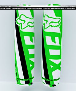 Fundas de amortiguador EXTREME FOX verde blanco