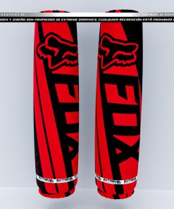 Fundas de amortiguador EXTREME FOX Negro Rojo