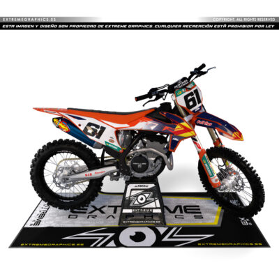 Adhesivos Moto KTM Factory 21 Naranja