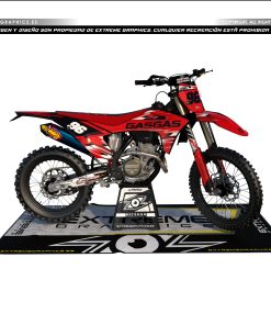 Adhesivos Moto Gas Gas | Line Negro Rojo