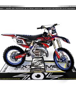 Adhesivos Moto Yamaha YZ ATS rojo