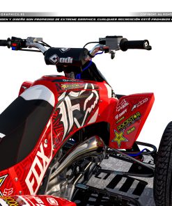 Alternative view of Adhesivos Quad Gas Gas Fox Rojo