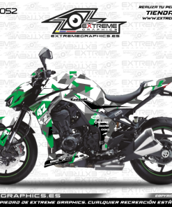 Adhesivos Moto Kawasaki Z 1000 Camo Verde