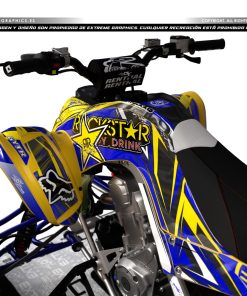 Alternative view of Adhesivos Quad Yamaha Raptor 700 Rockstar Amarillo