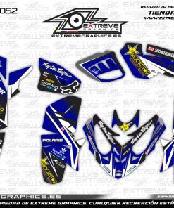 Adhesivos Quad Predator 500 Race Azul