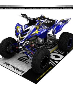 Adhesivos Quad Yamaha Raptor 700 Rockstar Azul