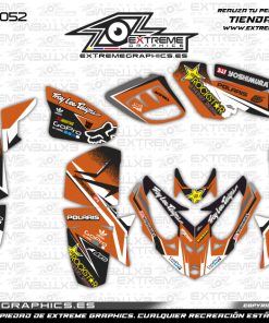 Adhesivos Quad Predator 500 Race Naranja