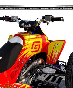 Alternative view of Adhesivos Quad Gas Gas Minimal Rojo-Amarillo