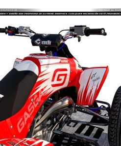 Alternative view of Adhesivos Quad Gas Gas Minimal Rojo-Blanco