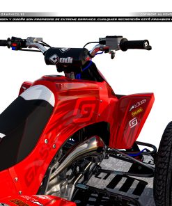 Alternative view of Adhesivos Quad Gas Gas Minimal Rojo-Granate