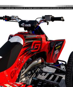 Alternative view of Adhesivos Quad Gas Gas Minimal Rojo-Negro