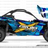 Adhesivos Can Am Maverick x3 Rust Azul