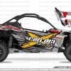 Adhesivos Can Am Maverick x3 Rust Gris