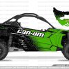 Adhesivos Can Am Maverick x3 Bicolor Verde