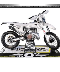 Adhesivos Moto Husqvarna | Minimal blanco