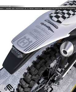 Alternative view of Adhesivos Moto Husqvarna | Minimal blanco