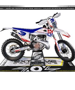 Adhesivos Moto Husqvarna | Minimal Azul