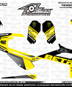 Adhesivos Moto Beta Amarillo