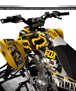 Alternative view of Adhesivos Quad Yamaha Raptor 700 Camo Fox Amarillo