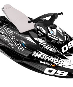 Adhesivos Moto de Agua Sea Doo Bicolor Blanco
