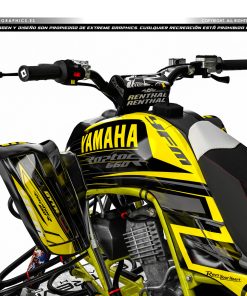 Alternative view of Adhesivos Quad Yamaha Raptor 660 Factory Amarillo