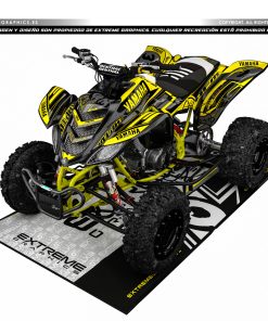 Adhesivos Quad Yamaha Raptor 660 Factory Amarillo