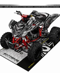 Adhesivos Quad Yamaha Raptor 660 Factory Gris