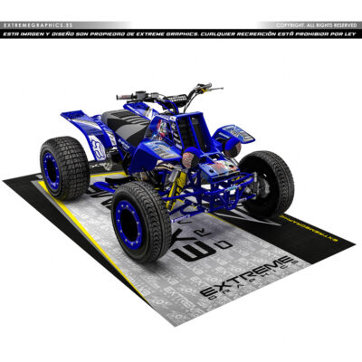 Adhesivos Quad Yamaha Banshee Clown Azul